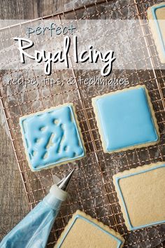 Royal Frosting, Easy Royal Icing Recipe, Flood Icing, Recipe Baking, Sugar Cookie Royal Icing, Sugar Cookie Icing, Royal Christmas