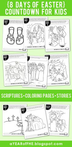 the bible coloring pages for kids to print and color, with instructions on how to use them