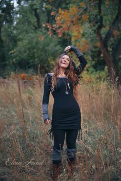 Elven Forest, Forest Festival, Fest Outfits, Boat Neck Dress, Boulder Co, Festival Clothing, Autumn Dress, Winter Dress, Womens Jeans