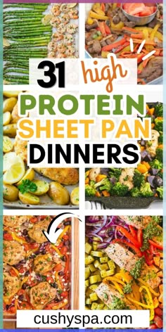 the ultimate guide to high protein sheet pan dinners