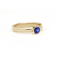 Natural Ceylon Blue Sapphire Ring, Solid Yellow Gold | Promise Ring, Birthstone Ring, Engagement Rin Engagement Rin, Ceylon Blue Sapphire, Family Rings, Gold Promise Rings, Mother Rings, Round Rings, Blue Sapphire Rings, Sapphire Diamond, Birthstone Ring