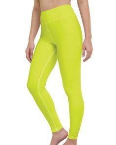 These neon yellow leggings make the perfect workout pants! ⚡ 🐟  6% of profits go to protecting our oceans🎉  FREE US SHIPPING & Reduced Worldwide ShippingThese neon yellow-green leggings are this fab (why the $58):✄ Handmade♕ Premium Quality❀ Eco Ink Print☺ Ethical Manufacturing / Ethical Manufacturing✔ Supports a good cause (the ocean!)and....▲ Never lose stretch or color▲ Aren't see-through▲ Won't slide down▲ Squat-proof▲ Breathable / Sweat-wicking﹏﹏﹏﹏﹏﹏﹏﹏﹏﹏﹏﹏﹏﹏﹏﹏﹏﹏﹏﹏﹏﹏﹏﹏﹏﹏﹏﹏﹏﹏﹏M A T C H Yellow Stretch Activewear For Athleisure, Full Length Green Activewear For Running, Yellow Stretch Activewear For Workout, Yellow Athleisure Bottoms For Running, High Stretch Yellow Bottoms For Gym, Functional Yellow Stretch Activewear, Yellow High Stretch Athleisure Activewear, High Stretch Yellow Activewear For Yoga, Yellow High Stretch Activewear For Yoga