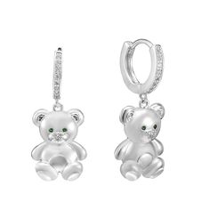 Dea Avdulla x Evry Jewels Aren’t these the sweetest hoops! These adorable teddy bear earrings designed by Dea are a beary cute accessory to add to any outfit. Pair them with our Eternity Earrings for the perfect match. Every Jewels, Teddy Bear Earrings, Beary Cute, Evry Jewels, Bear Earrings, نظارات شمسية, Waist Chain, Belly Rings, Cz Stone