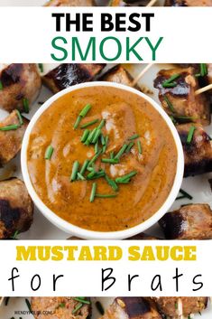 the best smoky mustard sauce for brats