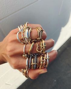 Funky Jewelry, Looks Chic, Gold Set, Jewelry Inspo