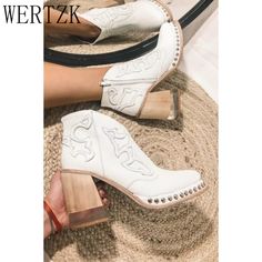 Shipping: Worldwide Express Shipping AvailableDelivery time: 7-15Days Fast ShippingReturns: Fast refund, 100% Money Back Guarantee.Brand Name: WertzkBoot Type: BasicShaft Material: PUOutsole Material: RubberUpper Material: PUOrigin: Mainland ChinaCN: ZhejiangSeason: Spring/AutumnInsole Material: LatexHeel Type: Square heelLining Material: PUBoot Height: ANKLEItem Type: BootsFashion Element: ShallowDepartment Name: AdultToe Shape: Round ToeHeel Height: High (5cm-8cm)With Platforms: YesPlatform He High Heel Faux Leather Summer Boots, Chic Summer Platform Boots With Round Toe, Trendy Beige High Heel Martin Boots, White Martin Boots For Spring, White Faux Leather Martin Boots For Spring, Spring Platform Martin Boots With Pointed Toe, Summer Ankle-high Leather Platform Boots, Leather Ankle-high Platform Boots For Summer, Trendy White Faux Leather Martin Boots