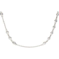 Sofer Jewelry - Scattered Diamond Necklace in 14K White Gold Marquise Diamond Necklace, White Gold Chain, Lose Yourself, White Gold Chains, Marquise Cut Diamond, Tennis Necklace, Marquise Diamond, Elegant Necklaces, Marquise Cut