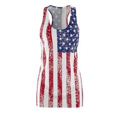 USA Flag Dress Racerback Womens Dress American Flag Dress Summer Patriotic Made in USA Patriot Dress Gift for Patriot American Flag Dress, Flag Dress, Racerback Dress, Womens Dress, Dress Gift, Dress Summer, Usa Flag, Trending Now, Dress Clothes For Women