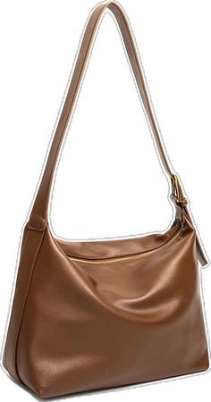 Solid Color Leather Hobo Bag, Leather Hobo Shoulder Bag In Solid Color, Styles Women, Street Trends, Bird In Bag, Large Bags, Soft Leather, Patch Pocket, Bags Women