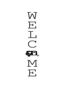 a black and white photo with the words welcome home