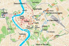 a map shows the location of several major tourist attractions in madrid, including metros and parks