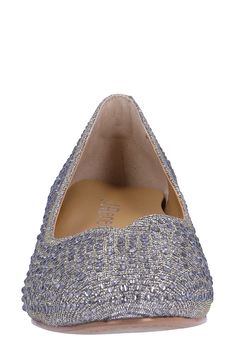 Tiny crystals bring elegant sparkle to a party-ready pump made comfortable with memory foam cushioning and set on a chunky heel. 2" heel Memory foam cushioning Textile upper/synthetic lining and sole Imported Chunky Heel, Chunky Heels, Women's Pumps, Memory Foam, Size 7, Nordstrom, Sparkle, Pumps, Luxury Fashion