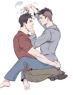 Malec Fanart Cute, Malec Comic, Malec Fanart, Animation Classes