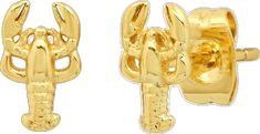 TAI JEWELRY Earrings Gold Lobster Earrings Casual Gold Nickel-free Jewelry, Casual Gold Jewelry With Lobster Clasp, Casual Nickel-free Gold Earrings, Casual Gold Earrings For Beach, Beachy Vibes, Earrings Gold, Gold Plate, Take That, Plating