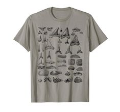 PRICES MAY VARY. Shark Teeth Shirt This shark teeth design and other EncycloArt designs are for oceanography, science, and natural history nerds. Lightweight, Classic fit, Double-needle sleeve and bottom hem Shark Clothes, Teeth Design, Nautical Outfits, Shark Shirt, Shark T Shirt, Oceanography, Floral Print Shirt, Shark Teeth, Repeat Pattern