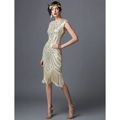 20s Girl Costume, 20s Prom Dress, Vintage Flapper Dress, Sequin Costume, Cocktail Dresses With Sleeves, Vintage Formal Dresses, Bodycon Cocktail Dress, Dress Sleeve Length, Cocktail Dress Vintage