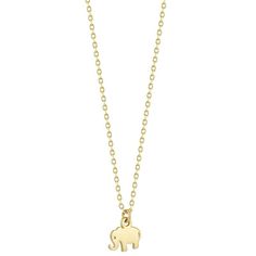 Dazzle and delight with this stunning LUMINOR GOLD 14k Gold Tiny Elephant Pendant Necklace. Click on this JEWELRY & WATCHES GUIDE to learn about fit, styles, materials and more! Dazzle and delight with this stunning LUMINOR GOLD 14k Gold Tiny Elephant Pendant Necklace. Click on this JEWELRY & WATCHES GUIDE to learn about fit, styles, materials and more! FEATURES Pendant dimensions: 7 mm x 4.5 mm Chain length: 16 in. + 1-in. extender Chain type: cable Clasp: spring-ring Nickel free Metal: 14k gol Yellow Gold Pendant Necklace 16 Inch, Fine Jewelry Charm Necklace In Yellow Gold, Fine Jewelry Yellow Gold Charm Necklace, Elegant 14k Stamped Yellow Gold Charm Necklaces, Yellow Gold Hallmarked Charm Necklace, Fine Jewelry, Hallmarked Yellow Gold Charm Necklace, Classic Yellow Gold Charm Necklaces, 14k Gold Necklace 16 Inch Length, Dainty 16-inch Yellow Gold Charm Necklace