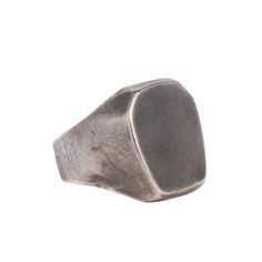 Pressed top ring with a smooth band.  Comes in Silver and Brass. 100% Handmade in Bali, Indonesia 100% Original Design Free Re-sizing & Exchanges Free Shipping to the USA from Bali (all other countries are calculated at checkout) Solid Gold Options Available (custom quote) Please use the Sizing chart image found on Rocker Jewelry, Silver Ring For Men, Pinky Rings, Rings Mens, Silver Jewelry Design, Top Rings, Wire Rings, Mens Silver Rings, Pinky Ring