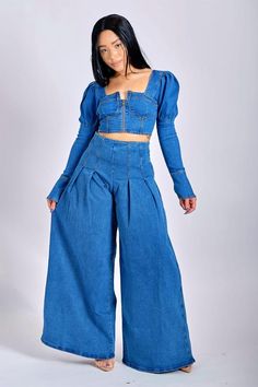 BE MARAKI- Out and About Wide Leg Flared Denim Jeans #womensfashion #denimoutfits #widerlegpants #falloutfits #highwaistedpants #widelegpants #croptopoutfits #summeroutfits #casualoutfits Trendy Wide Leg Flare Jeans With Zipper Closure, Wide Leg Bottoms With Zipper Closure In Medium Wash, Denim Blue Wide Leg Bottoms With Zipper, Fitted Wide-leg Denim Jeans, Denim Blue Pants With Zipper For Fall, Denim Blue Pants With Zipper Closure For Fall, Chic Wide Leg Jeans With Zipper Closure, Wide Leg Jeans With Zipper For Spring, Wide Leg Jeans With Zipper Closure For Spring