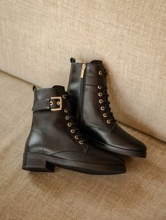 Billie - Noir Passion Low Boots Noir