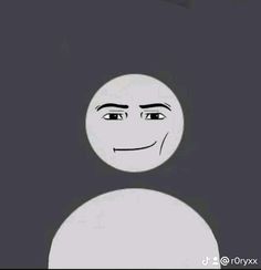 an animated image of a person's face with eyes wide open and one eye half closed