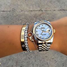 Rolex Date, Wrist Game, Rolex Watch, Cartier Love, Unisex Jewelry