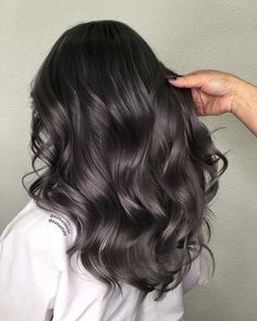 Ash Hair, Hair Dark, Brown Hair Balayage, Hair Inspiration Color, Hair Color For Black Hair, Grunge Hair, Grey Hair