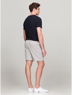 Tommy Hilfiger men's short. For days off or lounging around, reach for these cozy sweatshorts made from French terry cotton and printed with our signature flag stripe along the leg.  Material: 100% Cotton. Casual Tommy Hilfiger Bottoms For Loungewear, Casual Tommy Hilfiger Loungewear Bottoms, Tommy Hilfiger Casual Loungewear Bottoms, Tommy Hilfiger Cotton Bottoms For Loungewear, Tommy Hilfiger Sporty Shorts, Sporty Tommy Hilfiger Short Bottoms, Tommy Hilfiger Sporty Cotton Sweatshirt, Tommy Hilfiger Sporty T-shirt With Graphic Print, Tommy Hilfiger Sporty Graphic Print T-shirt