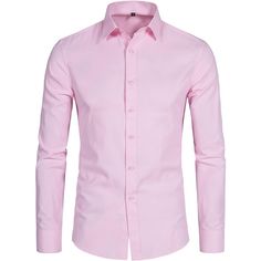 Delcarino Men's Long Sleeve Button Up Shirts Solid Slim Fit Casual Business Formal Dress Shirt, Pink, Xl Amazon Price: $22.99 Chest: 50.3" Shoulders: 19.6" Length: 31.1" Sleeve: 25.7" Care Instructions: Machine Wash Cold Setting Keeps Colors Vibrant And Ensures Long-Lasting Durability. Please Wash It With Similar Colors. Material: Polyester/ Cotton, Men's Casual Dress Shirts With High Quality For A Soft Hand Feel And Maximum Comfort. Features: Casual, Long Sleeve, Lightweight, Slim Fit, Button B Pink Long Sleeve Dress Shirt For Business Casual, Pink Slim Fit Button-up Shirt, Casual Pink Dress Shirt For Work, Casual Pink Button-up Dress Shirt, Pink Button-up Dress Shirt, Pink Long Sleeve Business Shirt, Pink Long Sleeve Dress Shirt With Button Closure, Pink Casual Shirt For Business Casual, Casual Pink Collared Dress Shirt