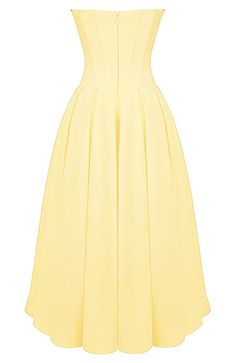 Strapless%20Bustier%20A%20Line%20Midi%20Dress%20Yellow%0D%0ADESIGN%3A%0D%0A%0D%0AColor%3A%20Yellow%0D%0AStrapless%20design%0D%0ASleeveless%0D%0ABustier%20detail%0D%0AA-line%20design%0D%0AStructured%20design%0D%0AConcealed%20zipper%20at%20back%0D%0AGentle%20Dry%20Clean%20Only%0D%0ALength%3A%20Midi.%20Mid-calf%20length%0D%0A%0D%0AMATERIAL%3A%0D%0A%0D%0APolyester%20%2B%20Cotton%0D%0ADelicate%20sewing%20and%20hemming%20by%20durable%20needle%20lockstitch%20machine.%0D%0AYKK%20zipper%20(known%20as%20the%20most%20durable%20and%20reliable%20zippers%20manufactured%20today).%0D%0ATo%20maintain%20the%20beauty%20of%20your%20garment%2C%20please%20follow%20the%20care%20instructions%20on%20the%20attached%20label.%0D%0AColour%20may%20vary%20due%20to%20lighting%20on%20images.%20The%20product%20images%20(wi A Line Midi Dress, Strapless Bustier, Yellow Midi Dress, Dress Yellow, Midi Dresses, Yellow Dress, Party Dresses, Party Dress, A Line