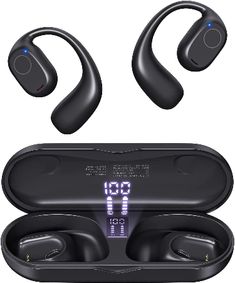 an image of two earphones in the packaging