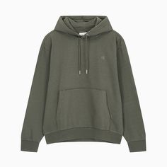 Calvin Klein Men's Archive Fleece Hoodie Beluga 40QM431 021 - APLAZE Green Winter Hoodie, Calvin Klein Hooded Sweatshirt For Fall, Calvin Klein Hooded Sweatshirt For Winter, Calvin Klein Hooded Winter Sweatshirt, Calvin Klein Fall Streetwear Hoodie, Calvin Klein Sporty Hoodie For Streetwear, Calvin Klein Hoodie With Drawstring Hood For Winter, Calvin Klein Crew Neck Sweatshirt For Streetwear, Calvin Klein Sweatshirt With Ribbed Cuffs For Streetwear