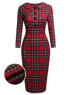 30-70% OFF✓ Fast Shipping✓Discover vintage elegance with our Red 1960s Plaids Bodycon Dress. The classic plaid design and bodycon fit make this dress a stylish, retro wardrobe staple. Retro Wardrobe, Plaid Bodycon Dress, Retro Stage, Plaid Shirt Dress, Vintage Fashion 1950s, Dresses Design, 2025 Fashion, Christmas Clothes, Black Hollywood