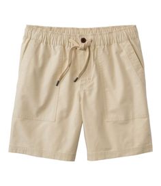 Laid-back shorts in lightweight yet rugged canvas, washed down for broken-in comfort and softness. Designed with stretch fabric and an easygoing elastic waist for a relaxed look and feel. Standard Fit: Sits lower on waist. Inseam: 8". Straight through hip and thigh. 96% cotton, 4% spandex. Built-in stretch lets you move easily. Canvas fabric resists abrasion for added durability. Machine wash and dry. Zip fly. Elasticized waist with button closure. Front pockets with rugged utility styling. Impo Casual Relaxed Fit Bermuda Shorts In Beige, Casual Beige Cotton Bermuda Shorts, Relaxed Fit Cotton Bermuda Shorts For Outdoor, Casual Cotton Bermuda Shorts For Outdoor, Casual Relaxed Fit Bermuda Shorts For Outdoor, Beige Cotton Shorts For Outdoor, Sand Dunes, Ll Bean, L L Bean