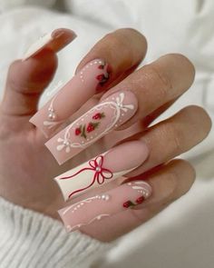 Cute Acrylic Nail Designs, Her Nails, Coffin Shape Nails, Acrylic Nails Coffin Pink, Long Square Acrylic Nails