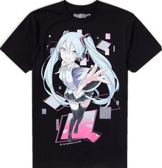 a t - shirt with an anime character on it