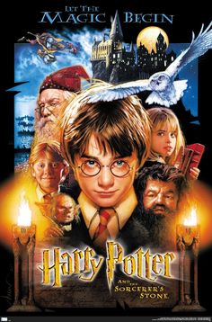 PRICES MAY VARY. THIS TRENDS HARRY POTTER AND THE SORCERER'S STONE - ONE SHEET WALL POSTER uses high-resolution artwork and is printed on PhotoArt Gloss Poster Paper which enhances colors with a high-quality look and feel. HIGH QUALITY ART PRINT is ready-to-frame or can be hung on the wall using poster mounts, clips, push pins, or thumb tacks MADE IN THE USA and OFFICIALLY LICENSED PERFECT SIZE for any room; poster is 22.375" x 34" EASILY DECORATE any space to create the perfect decor for a part Poster Harry Potter, Film Harry Potter, Harry Potter Poster, Harry Potter Style, Gallery Wall Inspiration, The Sorcerer's Stone, Poster Store, Harry Potter Films, Harry Potter Film