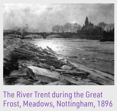 the river trent during the great frost, meadows, nottingham, 1876