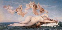 an image of the birth of venus