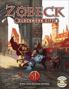 the book cover for zombeck clockwork city