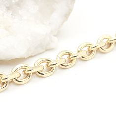 A warm golden glow radiates from our 14k gold-filled beveled edge Hollandaise Bracelet. An absolute everyday 'go-to' whether you're going out for brunch or just working from home and need a little eye candy to get you through the day. INGREDIENTS: -14k gold filled chain CARE: Gold filled items are durable & tarnish resistant, suitable for daily wear and is also water resistant. However, as with any jewelry, to prolong the life of your items, it is best to remove before swimming, showering or Golden Glow, By The Beach, Resort Style, Gold Filled Chain, Beveled Edge, Sun Kissed, Infinity Bracelet, Working From Home, Eye Candy