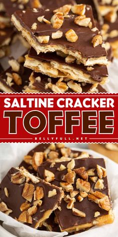 Saltine Cracker Toffee is a fun Christmas treat that’s perfect for your holiday dessert! With just 5 ingredients and ready in 15 minutes, this sweet and salty pantry recipe will be a hit. Try this easy Christmas dessert idea and delight your family today! Saltine Cracker Toffee, Saltine Cracker, Holiday Candy Recipes, Saltine Toffee, Cracker Toffee, Toffee Candy, Toffee Recipe, Salty Treats, Saltine Crackers