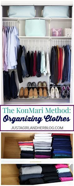 the kommari method organizing clothes