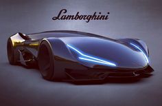 an artistic rendering of a futuristic car with the word lamborgfini on it