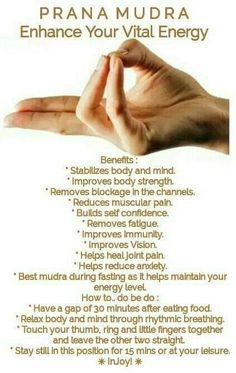 Prana Mudra, Healing Reflexology, Increase Concentration, Manipura Chakra, Chakra Health, Yoga Facts, Yoga Hands, Healing Yoga, Energy Power