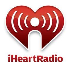 the i heart radio logo on a white background