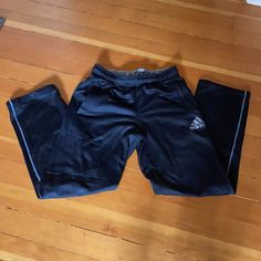 Adidas Ultra Fleece Pant. Drawstring Waist With Two Outside Pockets. New, Packaged & Unworn. Size Medium. Black With Grey Trim. From A Smoke-Free & Pet-Free Home. Fire Shoes, Adidas Fleece, Pants Adidas, Grey Trim, Fleece Pants, Adidas Pants, Black Adidas, Christmas List, Adidas Men