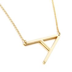 PRICES MAY VARY. Minimalist initial A-Z Necklace, perfect birthday,Mother's day, Wedding, Party, Valentine's day, Thanksgiving Day gift. Necklace made of 316L stainless steel Gold plated. No allergic material, lead free and nickel free. Necklace chain length 18"+2"extension, suitable for everyone. Unique gift with elegant package ready for giving grandma, mother, wife, daughter, friends Free money-back guarantee, if you have any other question, Post into customers questions & answers at The Bott Best Friends Jewelry, Letter Necklace Initials, Friends Jewelry, Sideways Initial Necklace, Friend Jewelry, Best Friend Jewelry, Sister Wife, Necklace Chain Lengths, Birthday Jewelry Gift