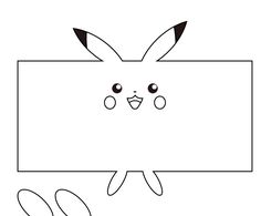 a black and white drawing of a bunny holding a sign