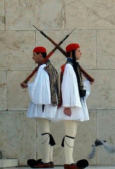 Evzoni. Athens Sightseeing, Greek Dancing, Greek Independence, Syntagma Square, Tomb Of The Unknown Soldier, Changing Of The Guard, Greek Men, Dog Hero, Light Infantry